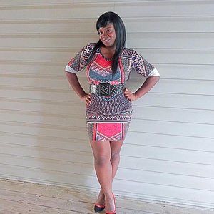 Fire LA Tribal Print Dress